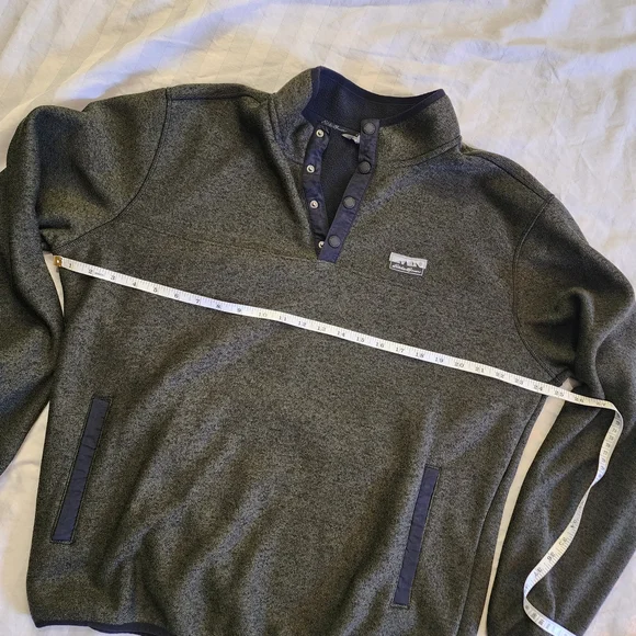 Eddie Bauer Men's Olive Crewneck Sweater - Picture 4 of 9